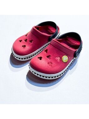 CROCS | Disney Mickey Mouse Shoes classic red kids sz 8 9